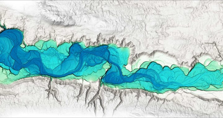 REM of a portion of the Cowichan River Corridor.