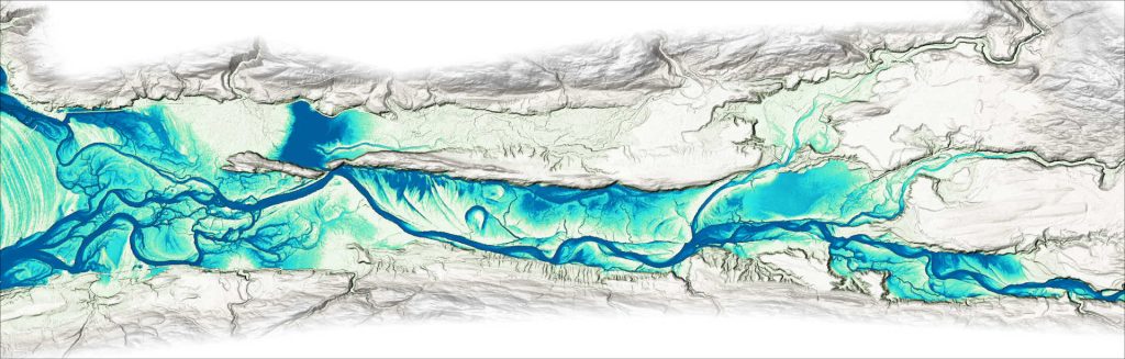 REM of a portion of the San Juan River Corridor.